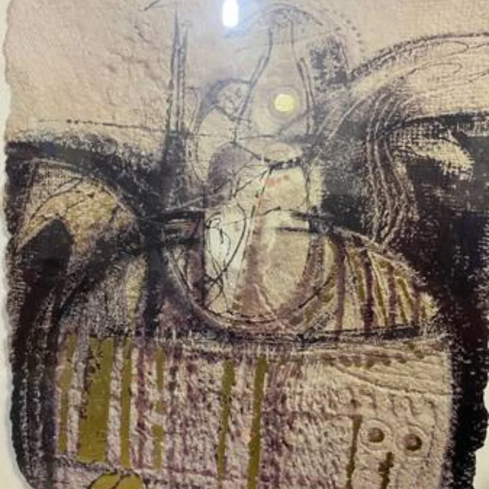 PETER POLLAG Rider/Reiter 1970 Painting